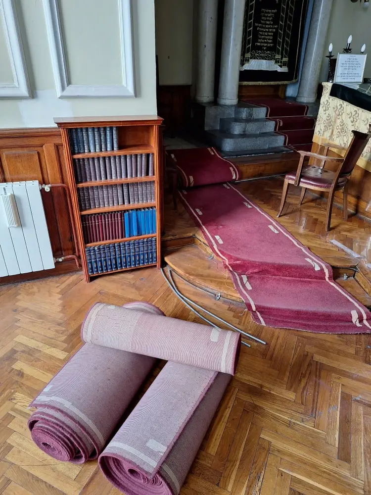 carpets cleaned